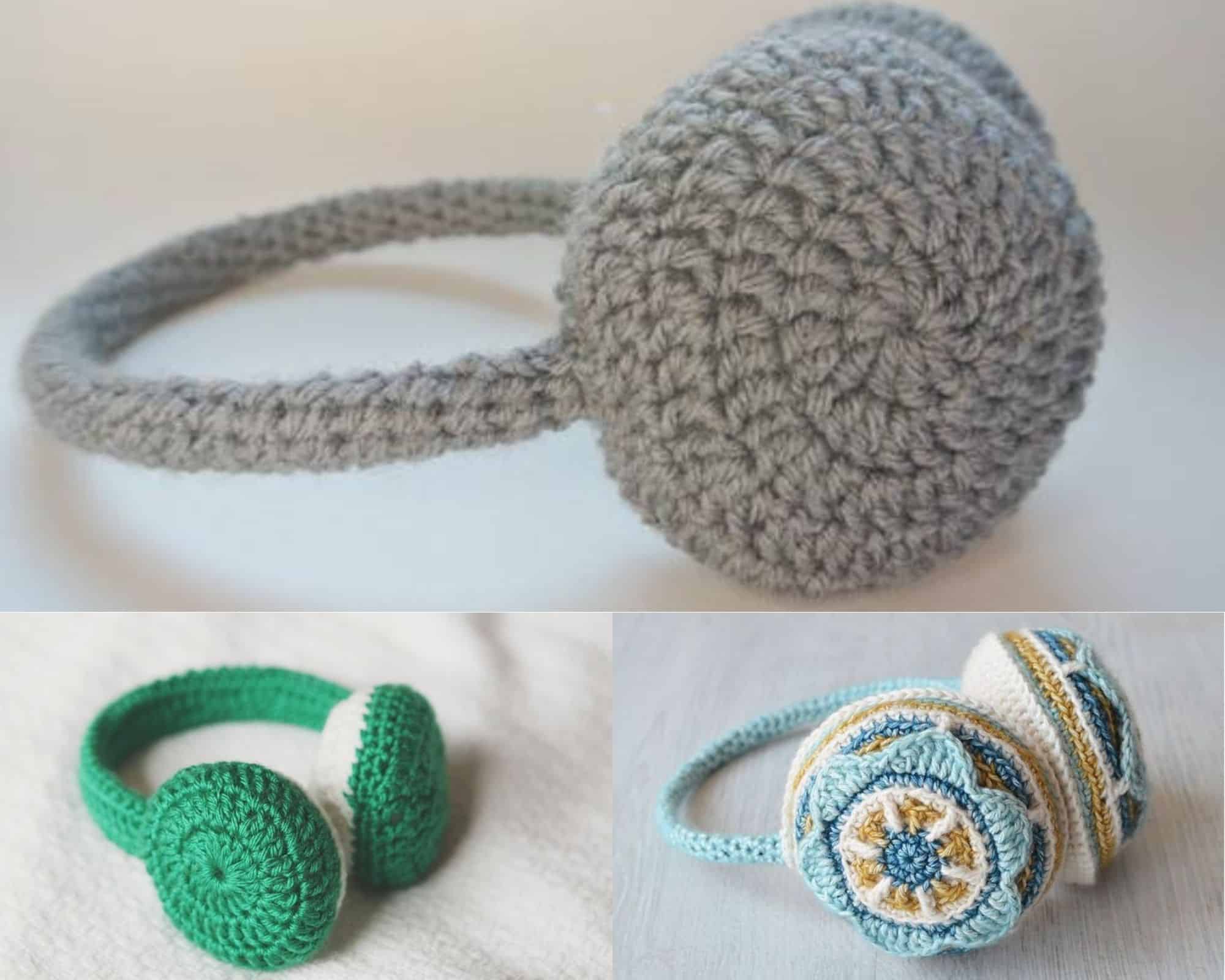 crochet earmuffs