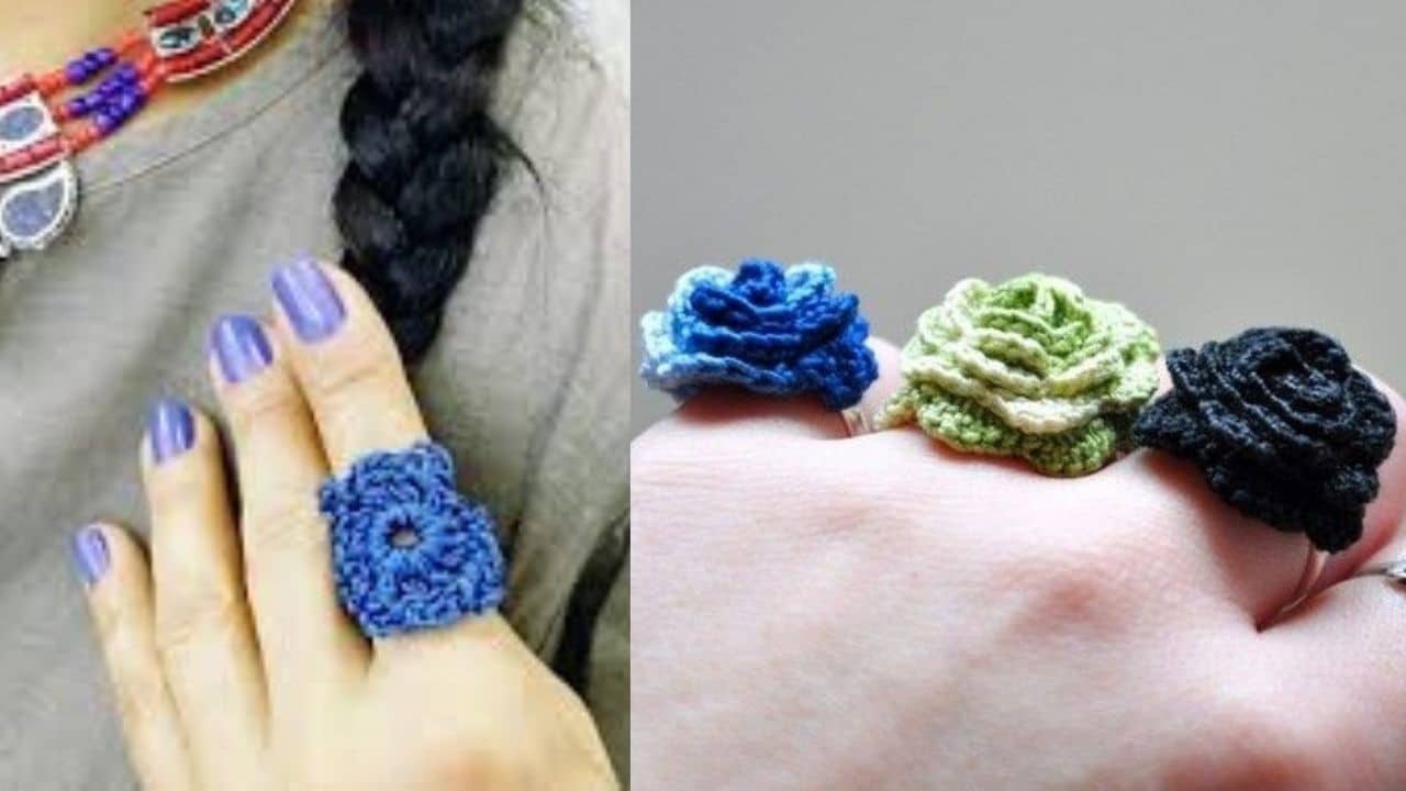 crochet costume jewelry