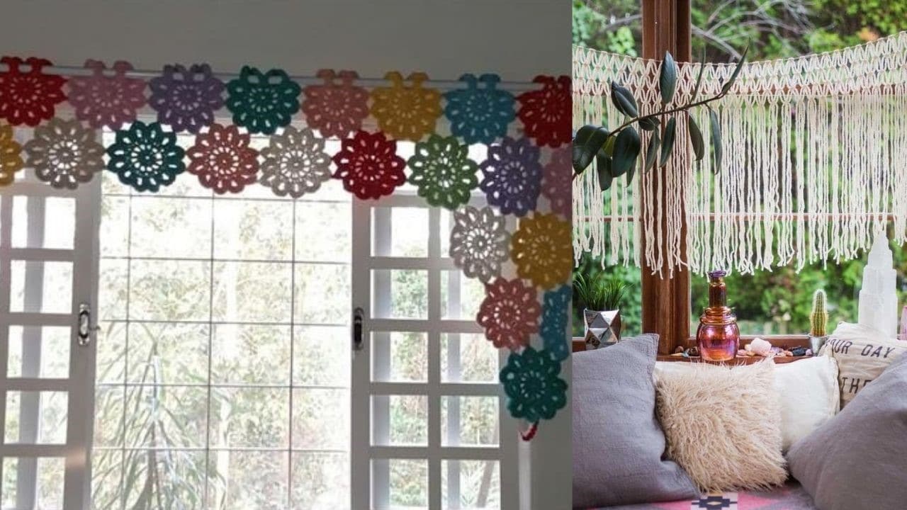 Crochet curtains