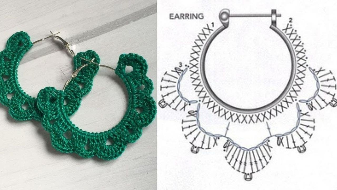 crochet earring