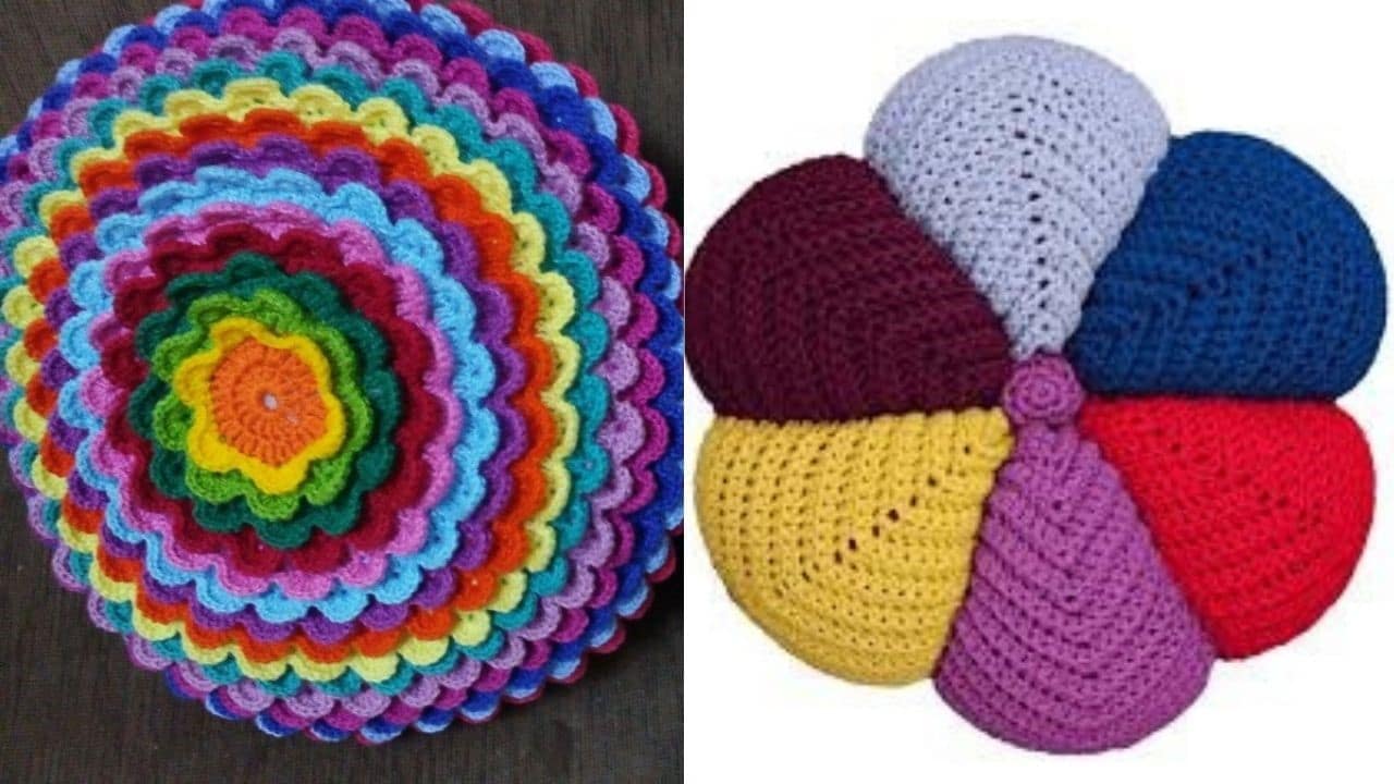 crochet cushions