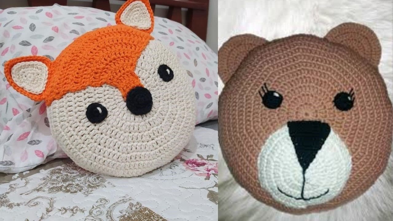 crochet cushions