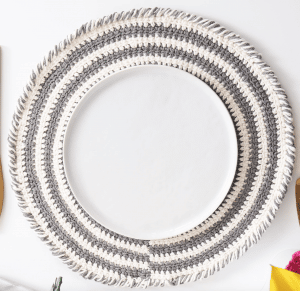 How to make a spiral crochet charger