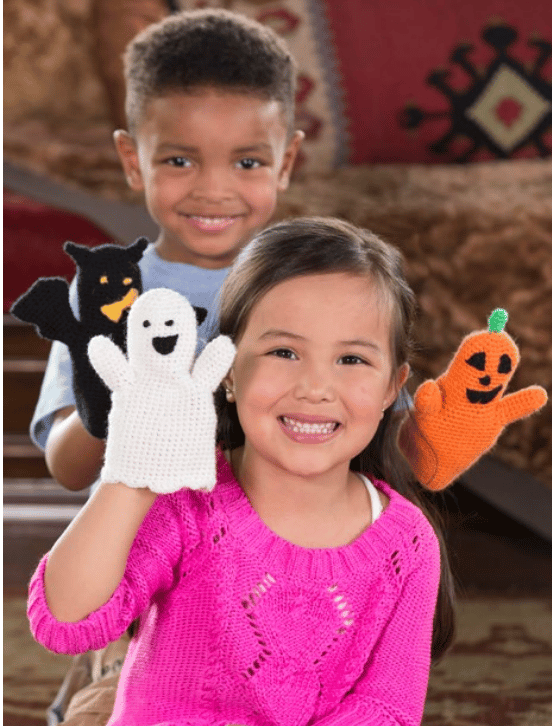 halloween crochet puppets