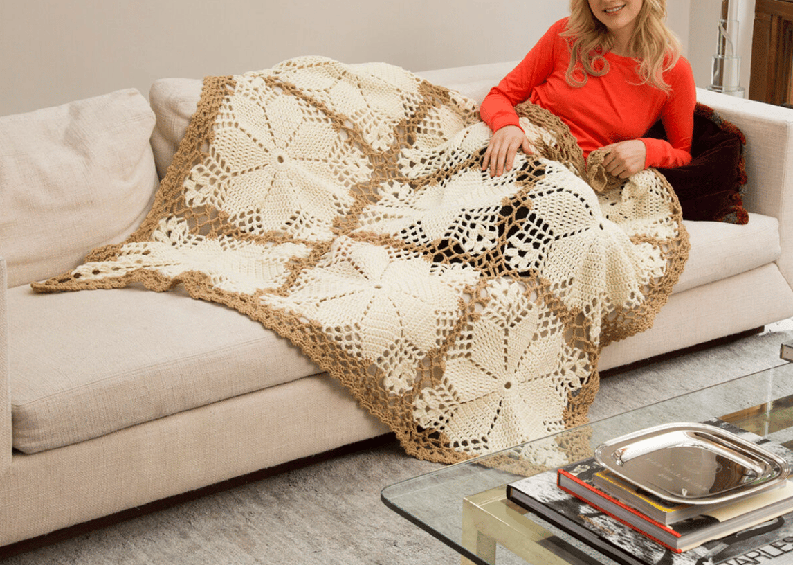 home decor lace throw
